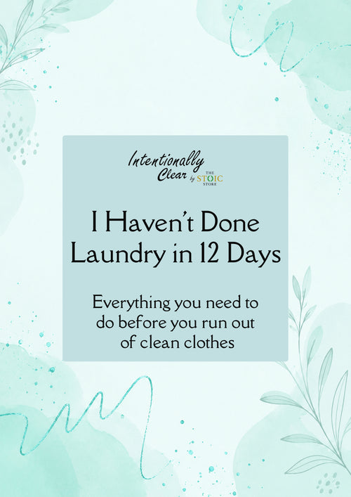 I Haven't Done Laundry in 12 Days - Fillable Checklist
