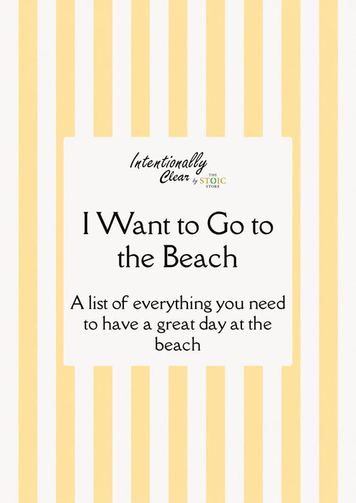 I Want to Go to the Beach - Fillable Checklist
