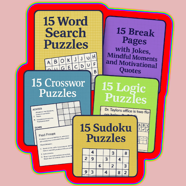 Chaos & Calm: A Puzzle Book for Parents Who Do It All