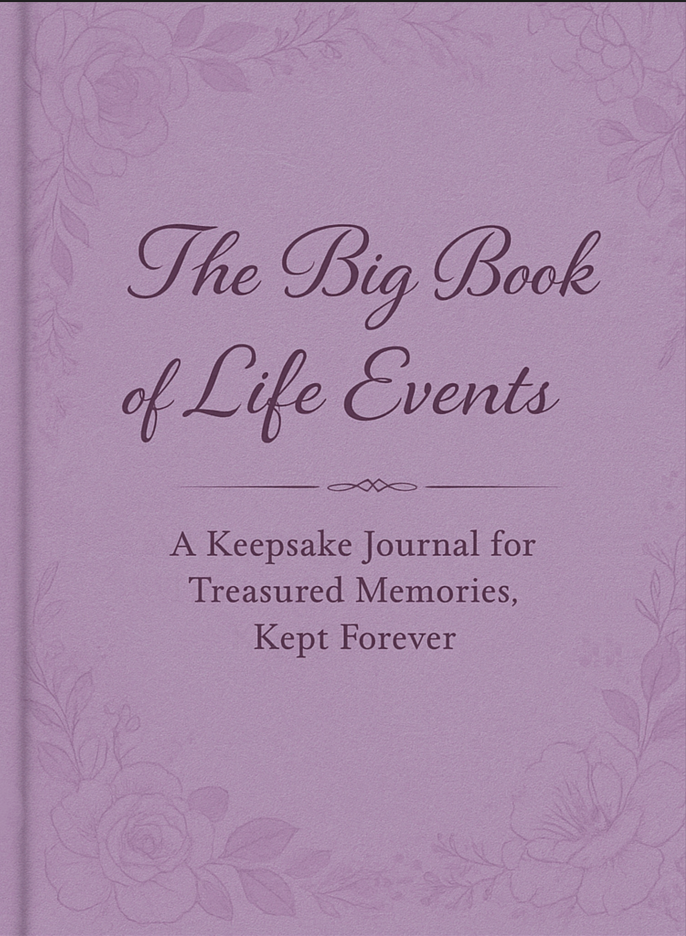 The Big Book of Life Events: A Keepsake Journal for Treasured Memories, Kept Forever